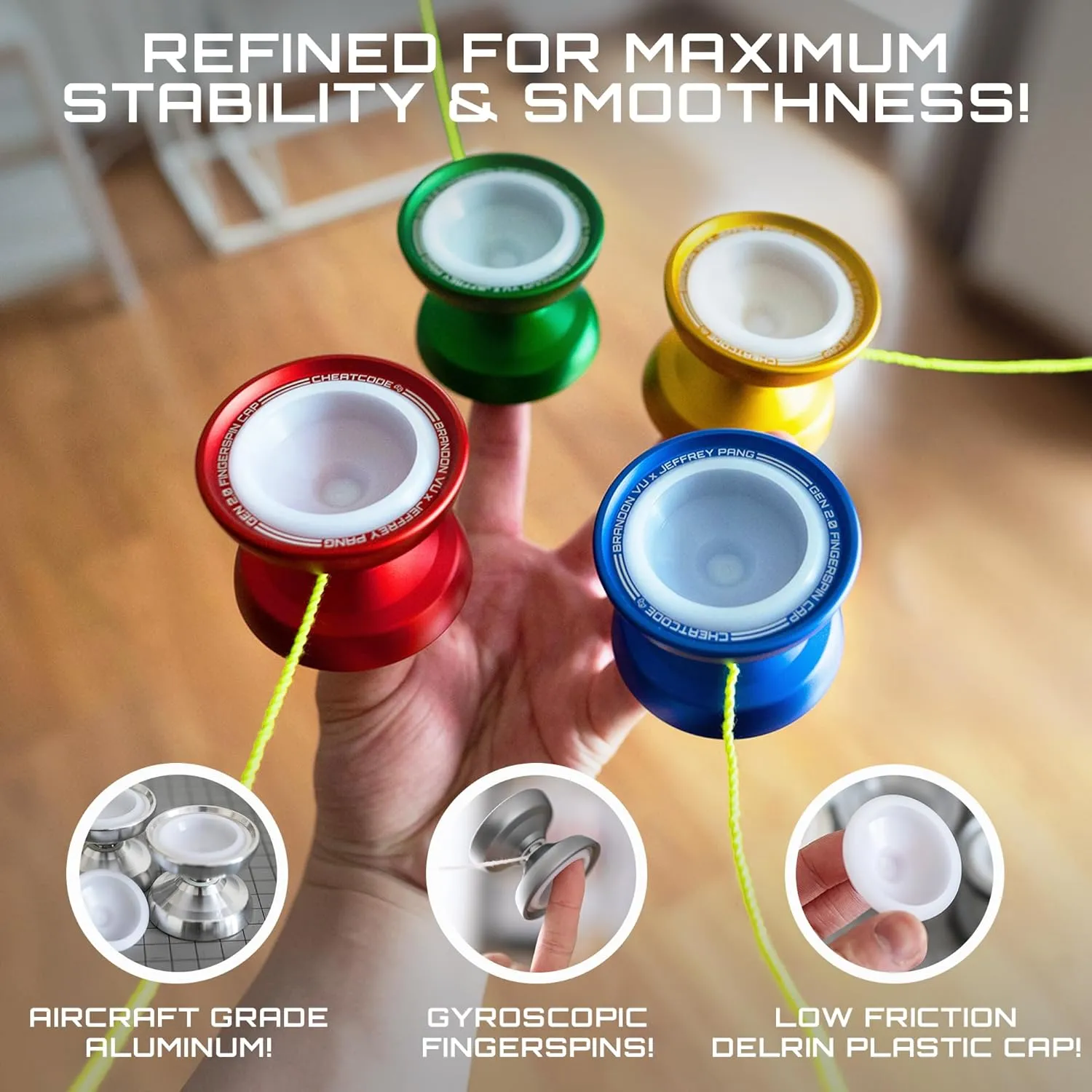 - Adults & Children's Toys by Offset journal repertoire Yoyo Cheatcode Yoyo by Brandon Vu - Unresponsive for Kids, Teens, Adults - Ultimate Fingerspin Pro - Level Up Your Professional Skills & Tricks 