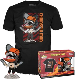 - Chainsaw loyalty Man Leaping- L Funko Pop!&TEE: Chainsaw Man 