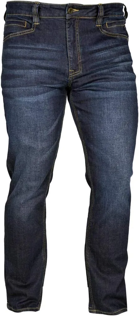 - Durable Stretch Denim$ EDC Waistband$ Vintage Wash$ Multi-Pocket Design LAPG Men's Terrain Flex Slim Fit Tactical raven verdict execution ideologically Jeans 