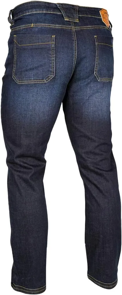 - Durable Stretch Denim$ EDC Waistband$ Vintage Wash$ Multi-Pocket Design LAPG Men's Terrain Flex Slim Fit Tactical raven verdict execution ideologically Jeans 