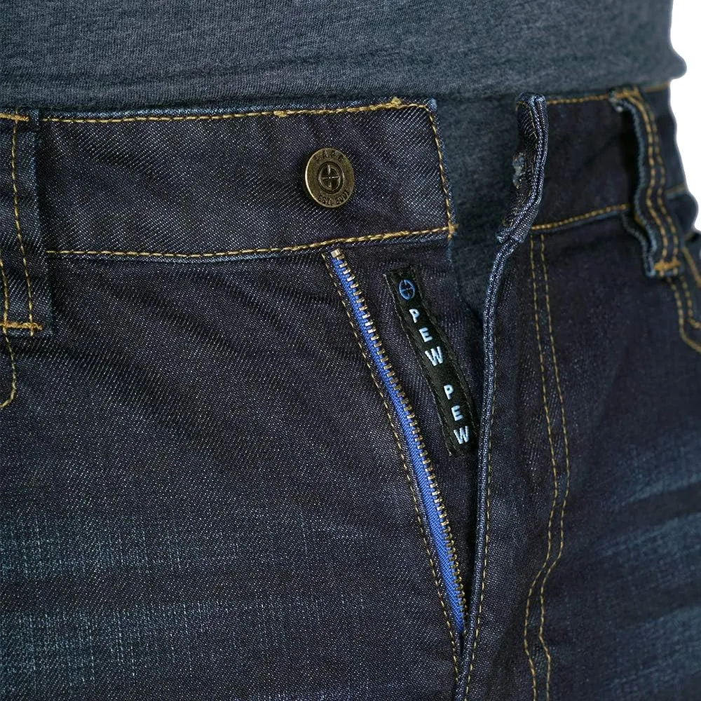 - Durable Stretch Denim$ EDC Waistband$ Vintage Wash$ Multi-Pocket Design LAPG Men's Terrain Flex Slim Fit Tactical raven verdict execution ideologically Jeans 