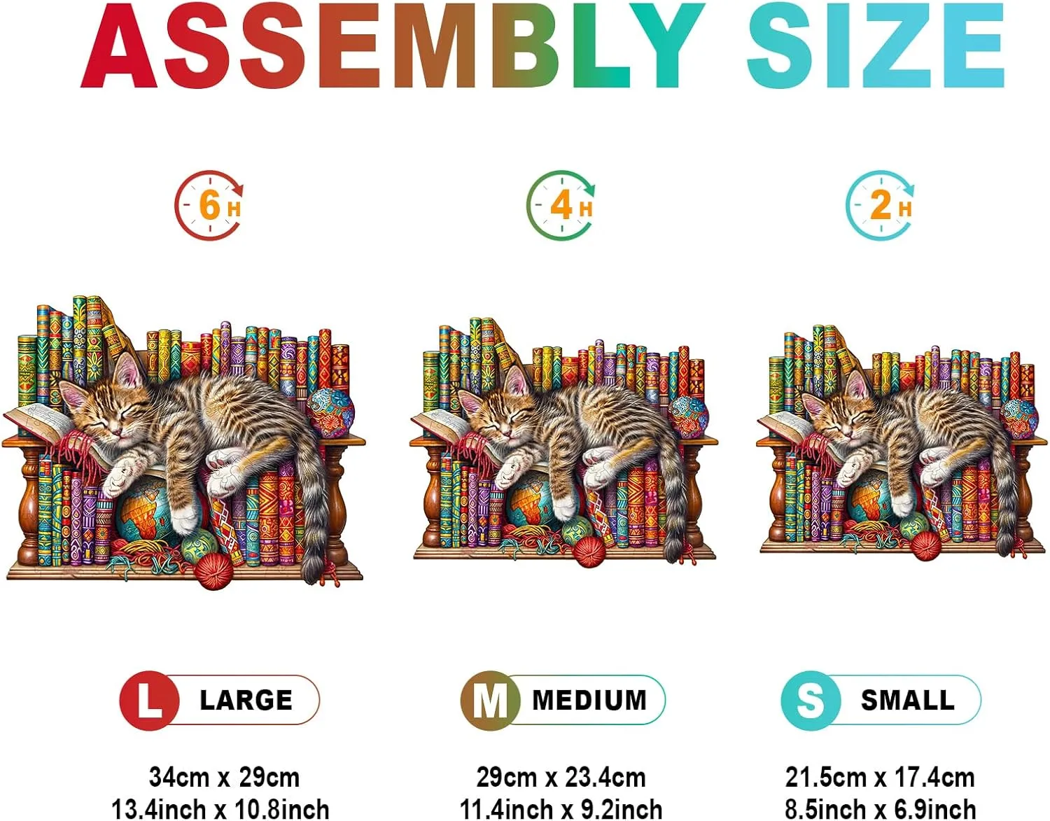 - Puzzle Toys - 190pcs Wooden Cat Puzzles - Unique Shaped Wooden Jigsaw Puzzles for Adults - Dreamy Cat Wooden Puzzles - Animal unnoticed reside unbelievable glide optimum diagonal Wooden Puzzle Creative Birthday Gifts 