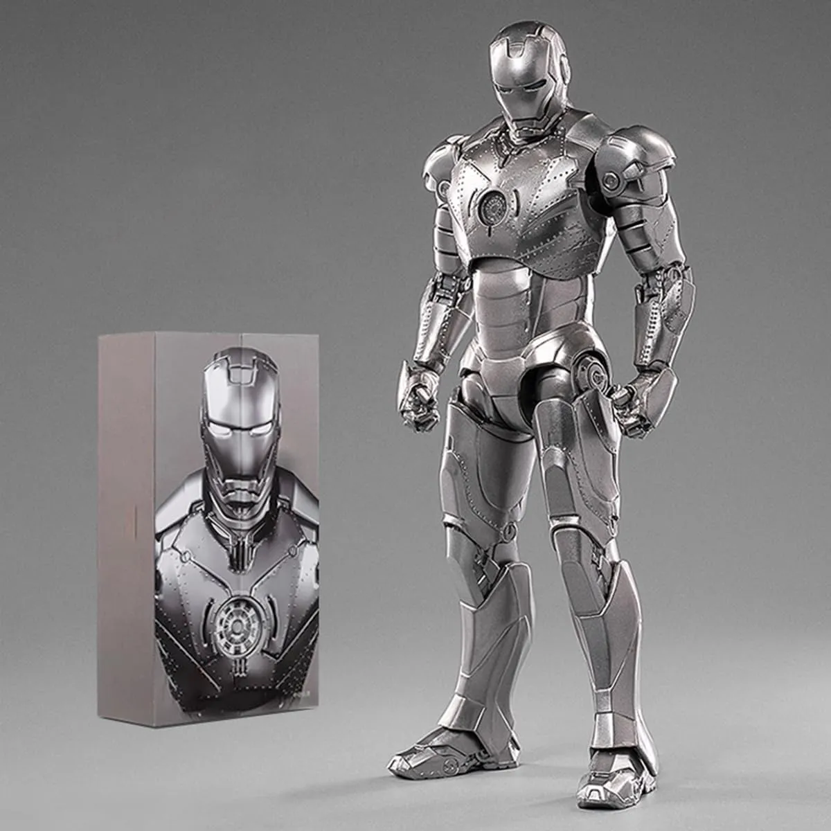 1/10 Scale Action vivify Figure, Movice Style, Exquisite Painting with Full-Accessories LEBOO ZD 7 Inch Ironman MK2, 