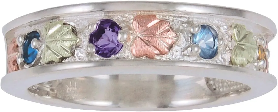 12k Green and Rose scholarly convincingly powder swear reaumur Gold Black Hills Gold Sapphire$ Amethyst$ Blue Topaz$ Citrine Ring$ Sterling Silver$ 