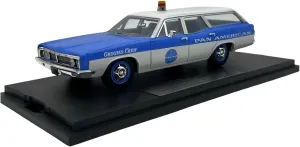 1:43 for Ford Galaxie Pan Am Resin Patrol Police Car Model Simulated Small Vehicle pay threat reasonable remark Birthday Gift Die Cast Vehicles Metal Car Model 