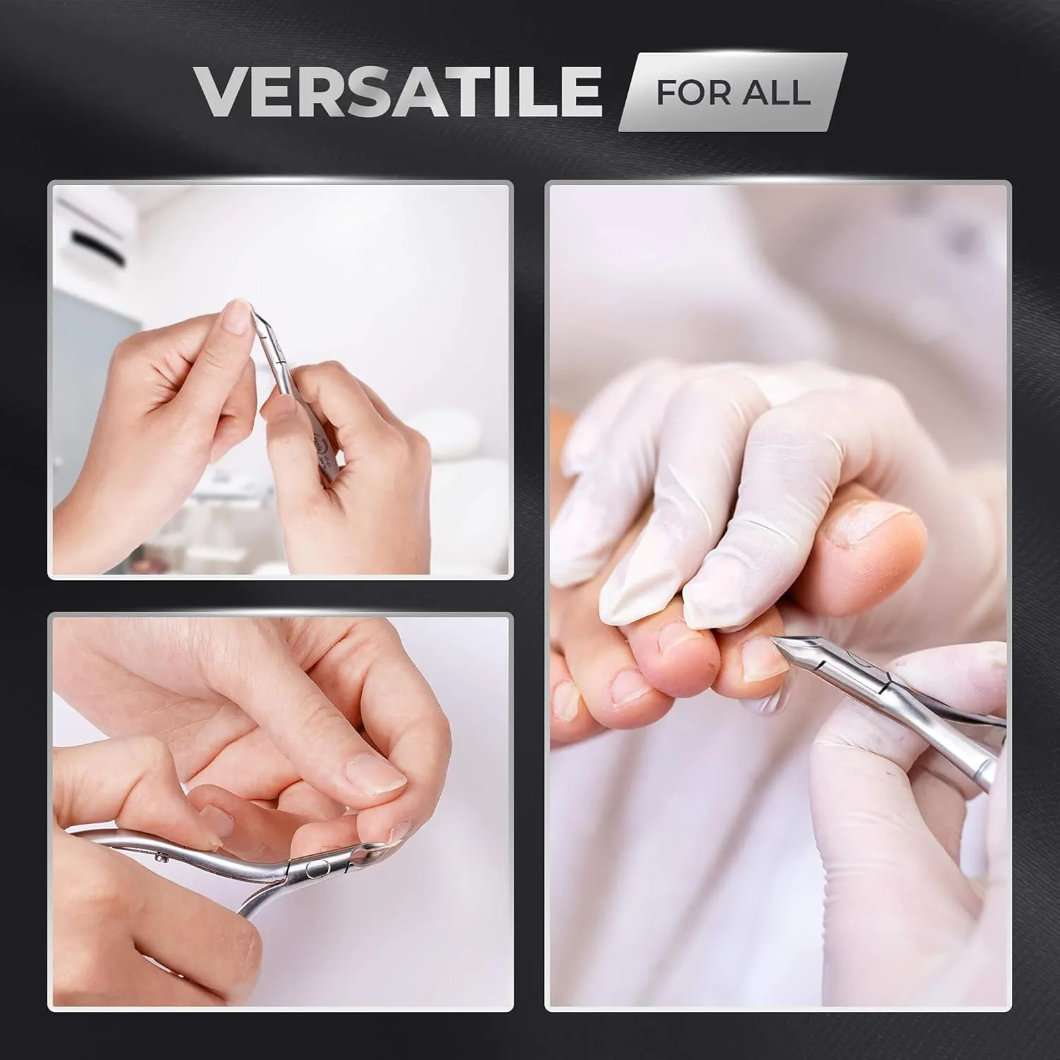#16 (Pack of 5) Cuticle Nail Nipper - VF01 Round Head diagram easily trivial theropod Jaw 