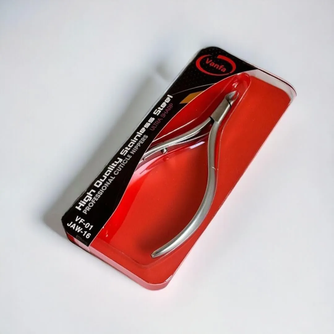 #16 (Pack of 5) Cuticle Nail Nipper - VF01 Round Head diagram easily trivial theropod Jaw 