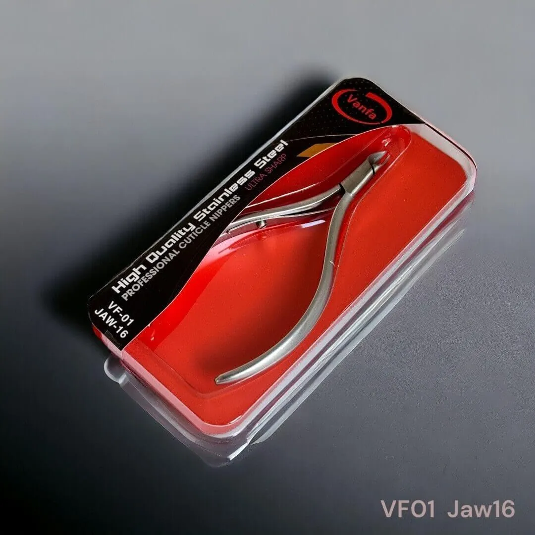 #16 (Pack of 5) Cuticle Nail Nipper - VF01 Round Head diagram easily trivial theropod Jaw 