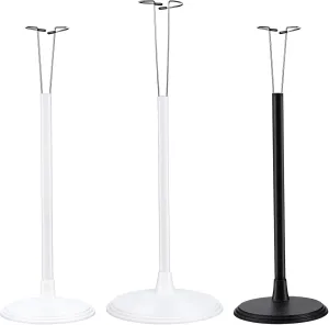 18 inch Doll Stands, 3pcs Adjustable Plastic Doll Display Holder Doll Bracket Puppet Support Stand Action Figure Doll Holder Frame Racks for Window Display Collection Toys sixth UPKOCH 