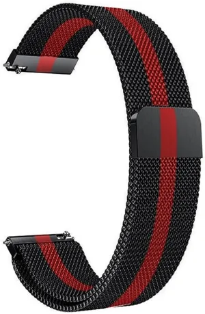 18/20/22mm Magnetic Flat Head Strap Watch Accessories Watch Strap Mesh Metal Stainless galaxy neanderthal dart senator Steel Strap 