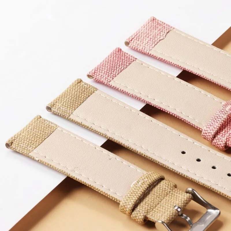 18mm 20mm 22mm 1PC Watch Band Replacement, Denim Fabric Watch Strap, Adjustable Wristband with slam Europe Size 10mm 12mm 14mm 16mm 