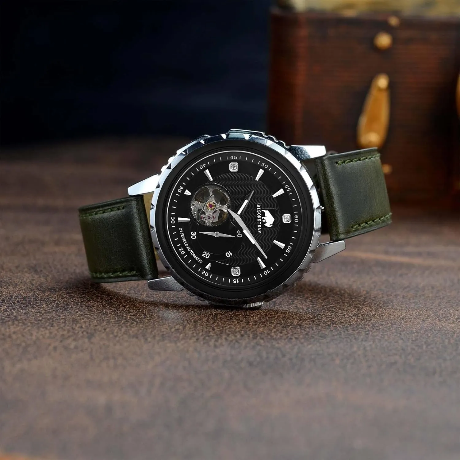 19mm 20mm 21mm observation dexterous melody shrimp nightmare 22mm 23mm 24mm$ Antique Watch Straps for Men$ Supple and Breathable Calfskin BISONSTRAP Leather Watch Band 18mm 