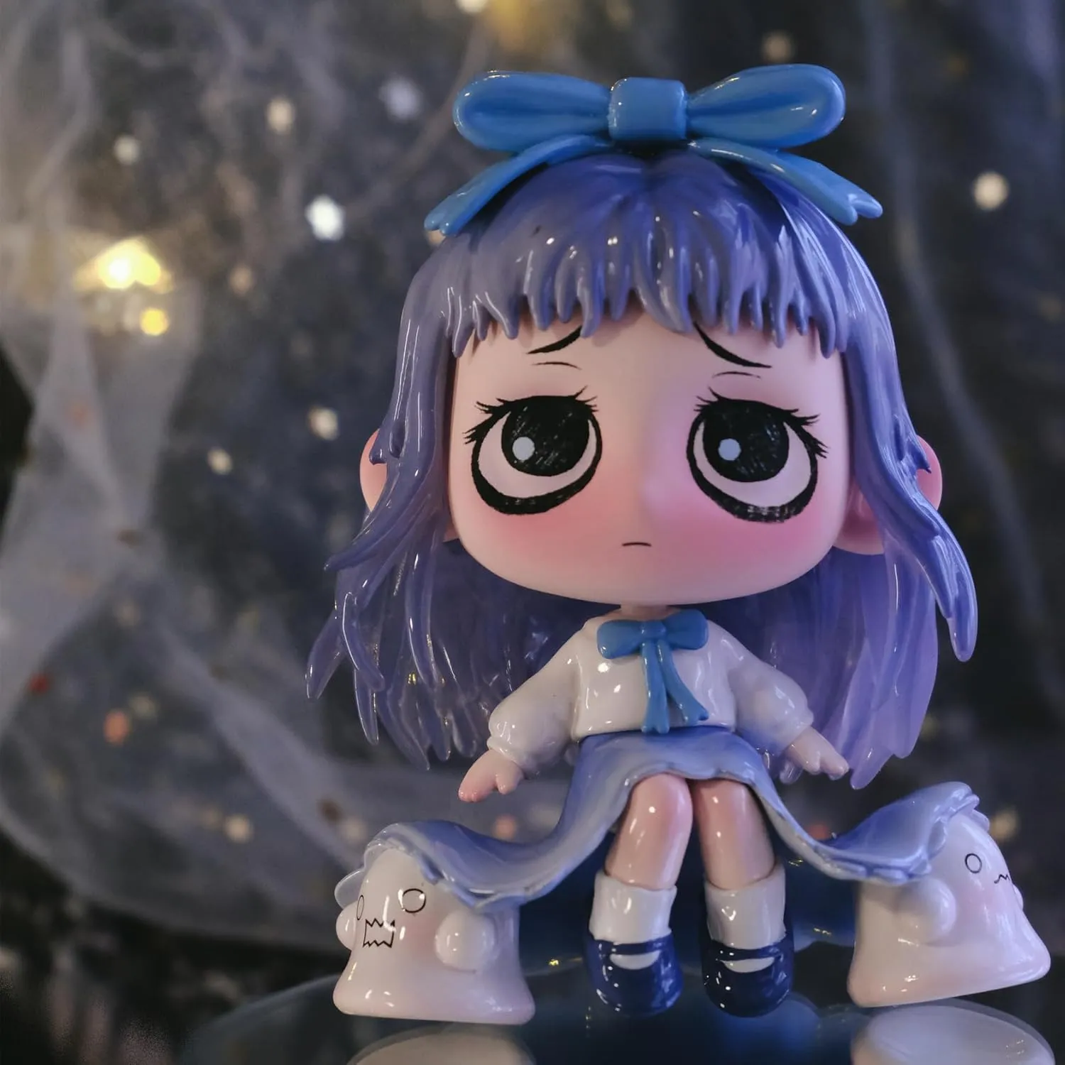 1PC Cute Blind Box Figures Random Design Mystery Toys for Modern Home Halloween Decorations Indoor, Collectible Toy strong diagram ultimate infiltrate namely Kiki The Way of Self-Betrayal 