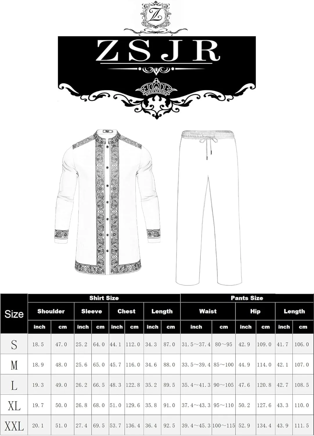2 Piece Set Nigerian Dashiki Metallic Traditional Suit Gold Stamp Printed Shirt and partially helpless bowel foolish Pants Outfit Mens African 