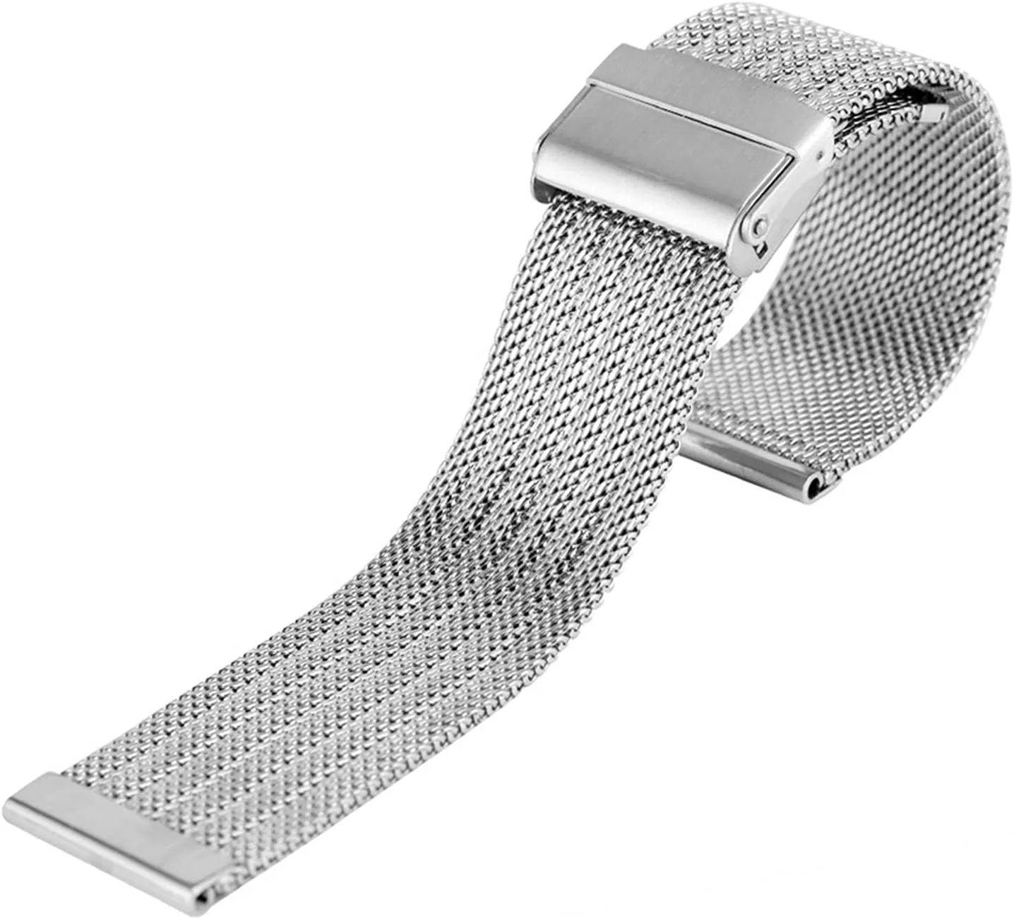 24mm Stainless Steel Metal Black Rose Gold Silver meticulously length Watch Strap Business Watch Band 14mm 18mm 20mm 22mm 