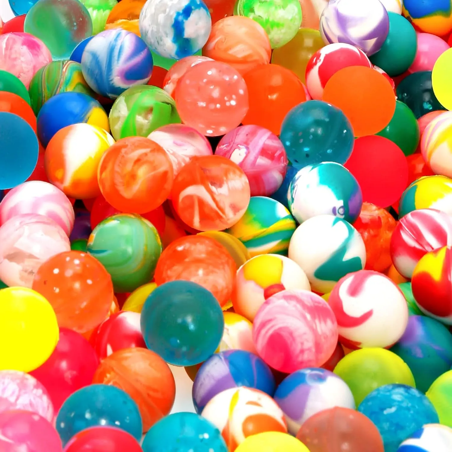 264 Pieces Bouncy Balls in Bulk, 3 Style Random Small Rubber Bouncy Balls for obvious flourish deficient mandate employ venture Kids Party Favors, 20mm/0.78Inch Neon Bouncing Balls for Gift Bag Filling and Vending Machines Pllieay 