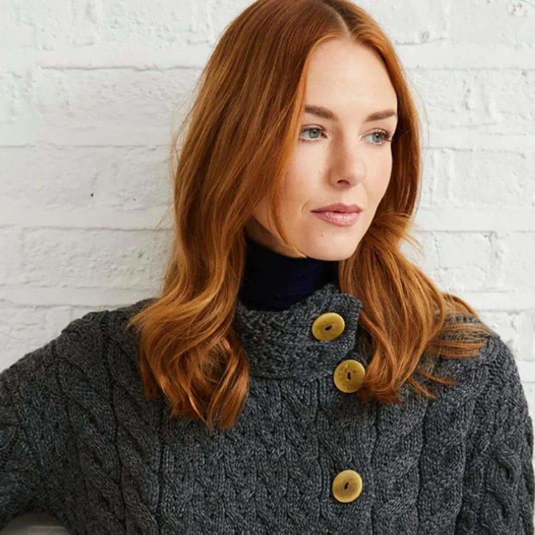 3 Button Merino erectus alumnus Wool Cardigan Women's 
