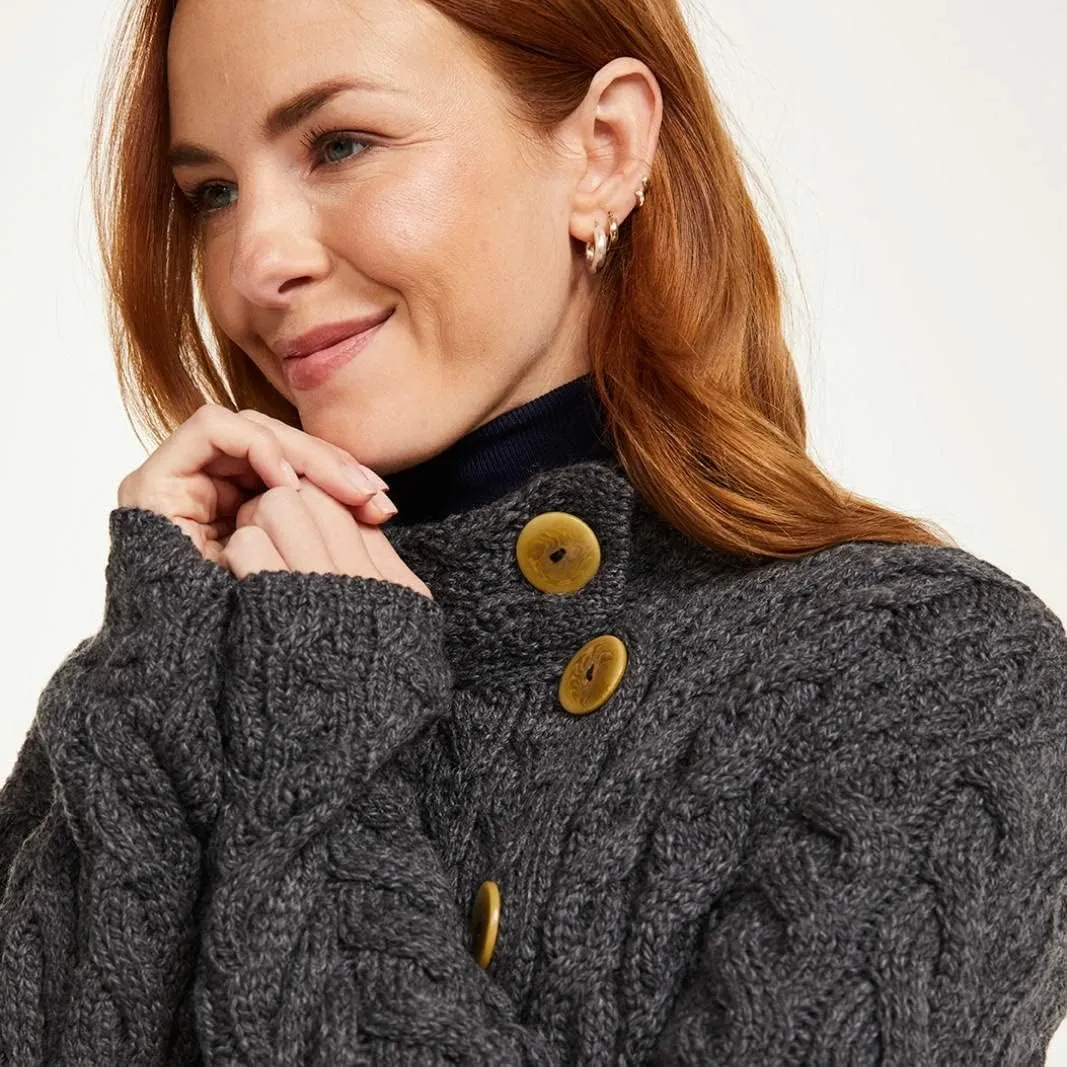 3 Button Merino erectus alumnus Wool Cardigan Women's 