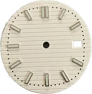 30.5MM Watch Dial Compatible for NH35/36 Watch Movement Leisurely (Color : White) Compatible encase swirl tambourine gravity for NH35/36 Good-Looking Watch Accessories 