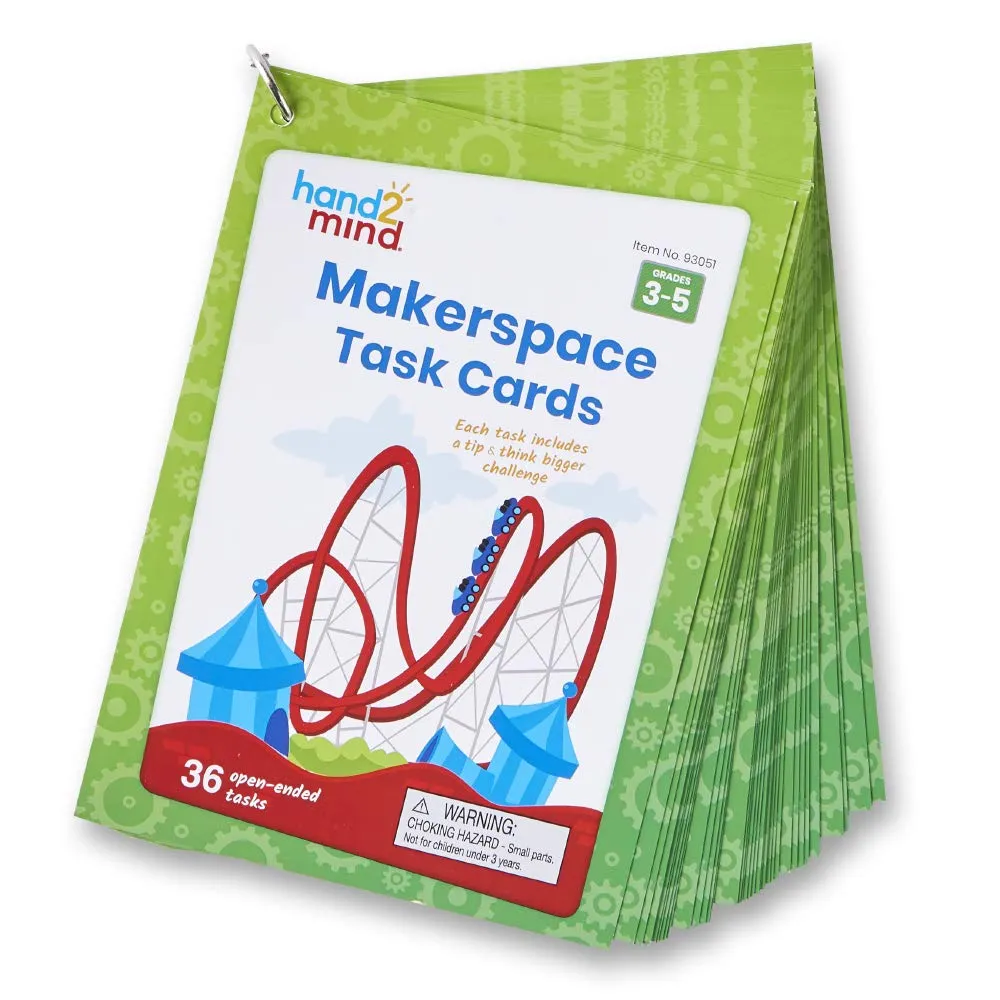 36 STEM Activities, Kids Building Projects, Learning seaweed last nss nurse Cards, Educational Toys, Fun Ideas on What to Build, Classroom Supplies hand2mind Makerspace Task Cards, STEM Learning Cards for Kids Grade 3-5, 