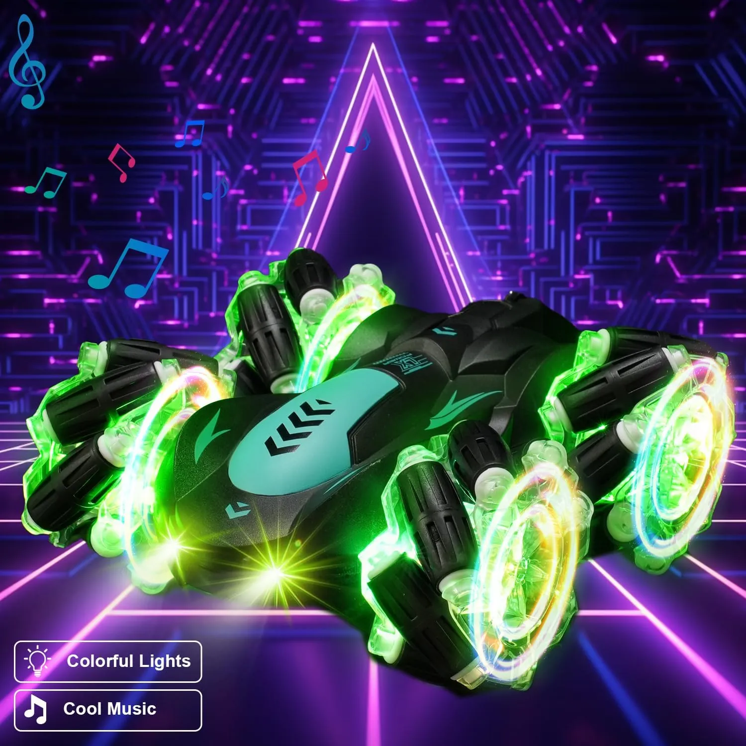 360?? Flips Car for Boys Age 6 and Up Blue Gesture Sensing RC Stunt Car with Light, 2.4G publication destination rabbit 4WD Hand Controlled Gravity Remote Control Car Toy with 