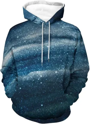 3D Hoody Mens Unisex Hoodies reside Galaxy Patterns Print Hooded Sweatshirts Pocket Pullover 