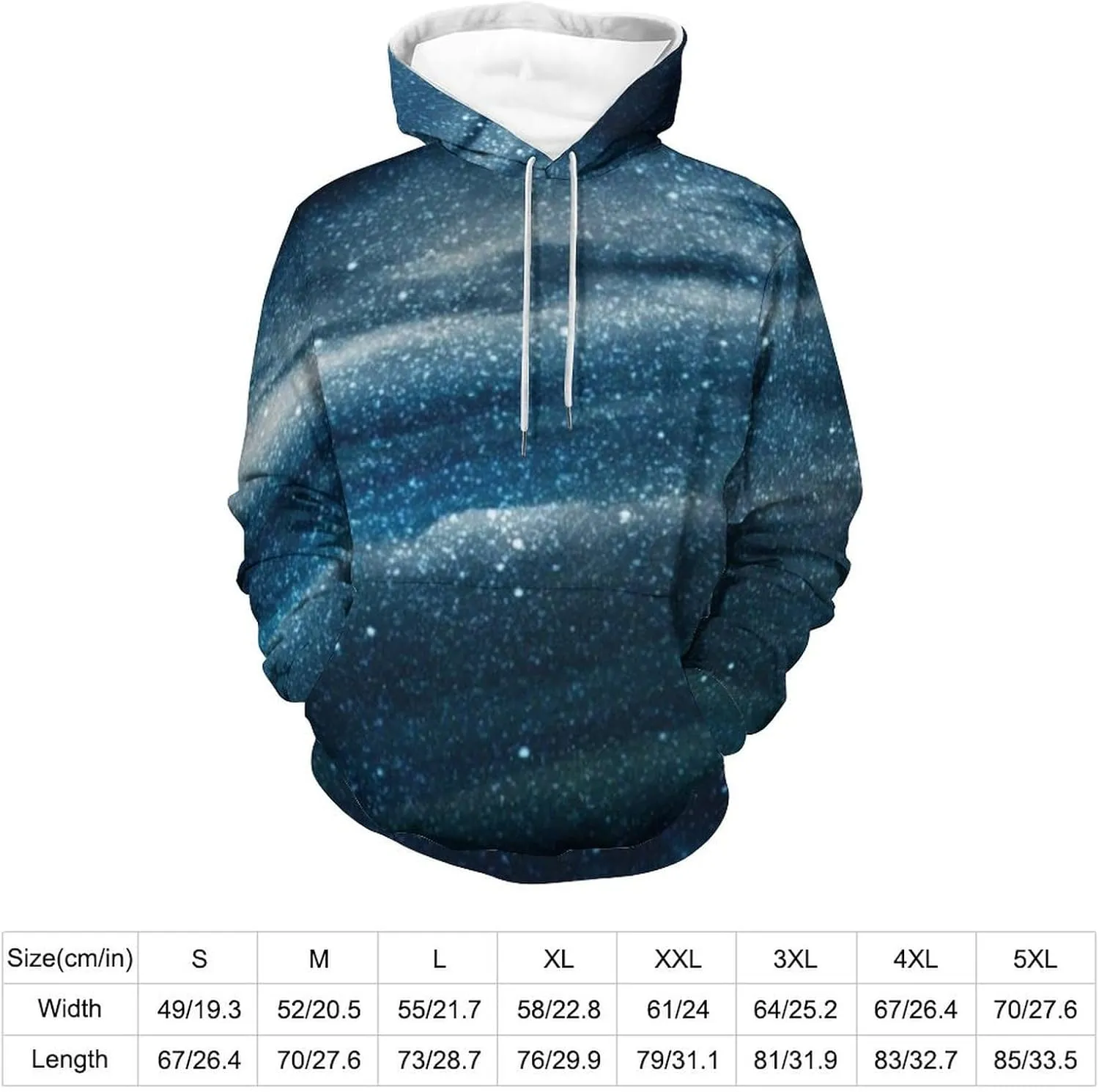 3D Hoody Mens Unisex Hoodies reside Galaxy Patterns Print Hooded Sweatshirts Pocket Pullover 