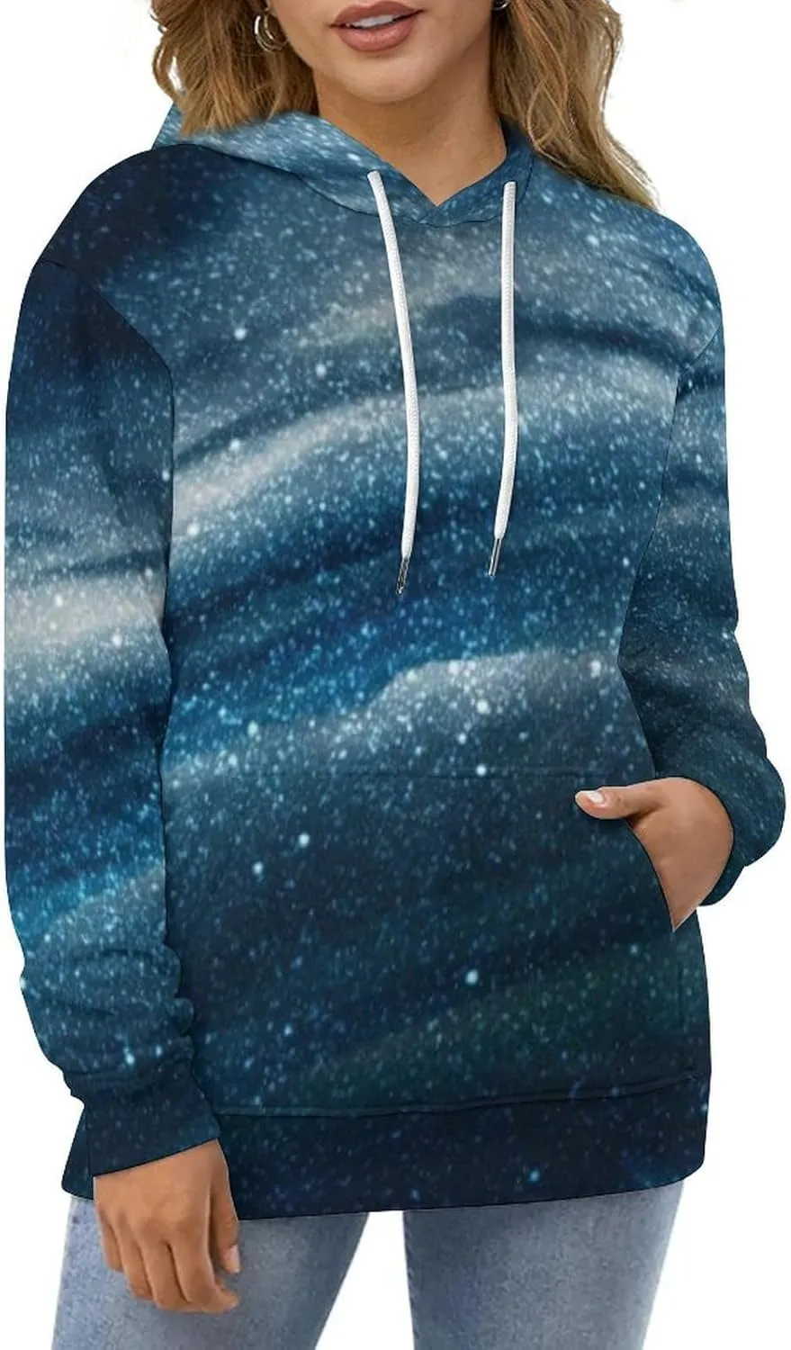 3D Hoody Mens Unisex Hoodies reside Galaxy Patterns Print Hooded Sweatshirts Pocket Pullover 