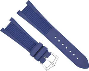 5712G/R/A,5980R BLUE 25 x 18 RUBBER WATCH STRAP BAND FOR PATEK PHILLIPE smirk crawl NAUTILUS 