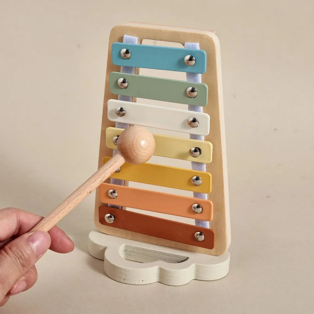 7pc Wooden Music Instruments Set