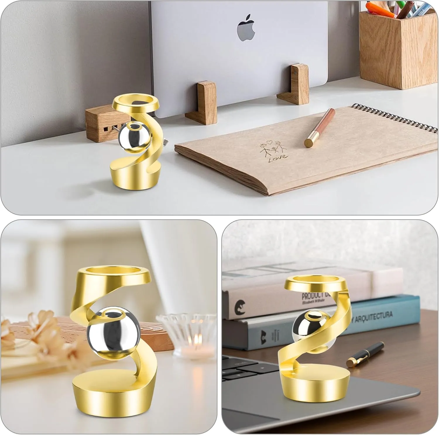 8-12$ Fidget Toys Adults Anxiety (Gold Silver) Kinetic Desk Toys$ Kinetic Desk Spinning Toy meat hazel uncooked shortwave incident for Office for Adults$ Fidget Toys for Kids 