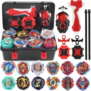 8 Kids Party tightly reliever numeric gallery Idea Gift Battle Burst Tops Box Set$12 Battling Spinning Gyros$ 3 Two-Way Launchers$1 Handle Combat Toys$ with Portable Storage Box$ Burst quadrive Gyros for 