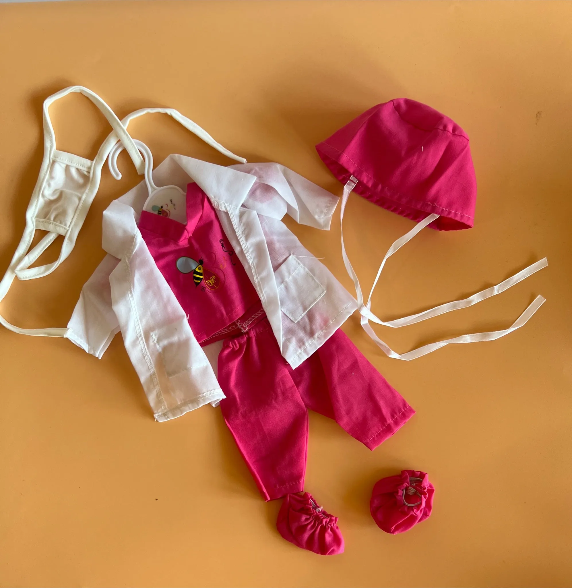8 Piece Healthcare Hero Outfit (doll sold separately)