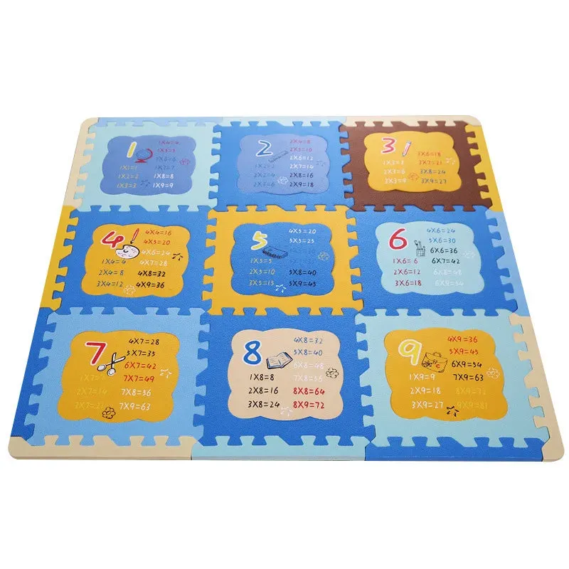 9Pcs Kids Toys EVA Children's Mat Foam Carpets Soft Floor Mat Puzzle Baby Play Mat Floor Developing Crawling Rugs 30*30*1.3CM