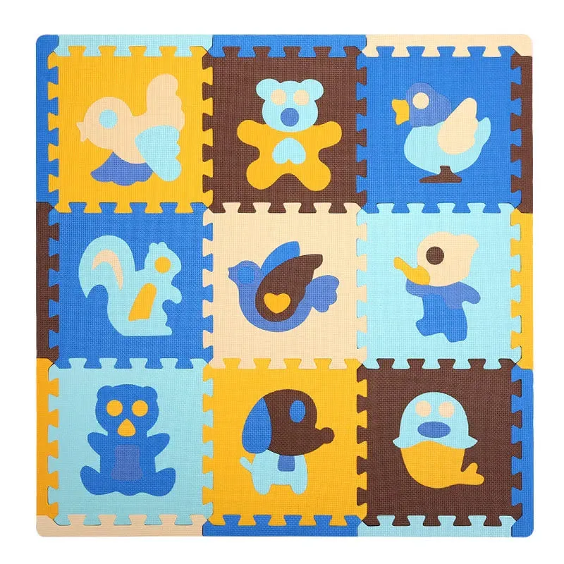 9Pcs Kids Toys EVA Children's Mat Foam Carpets Soft Floor Mat Puzzle Baby Play Mat Floor Developing Crawling Rugs 30*30*1.3CM