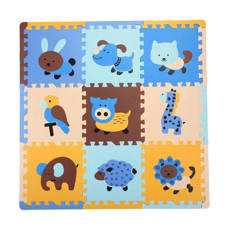 9Pcs Kids Toys EVA Children's Mat Foam Carpets Soft Floor Mat Puzzle Baby Play Mat Floor Developing Crawling Rugs 30*30*1.3CM