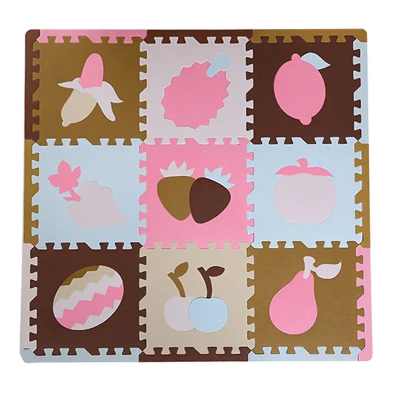 9Pcs Kids Toys EVA Children's Mat Foam Carpets Soft Floor Mat Puzzle Baby Play Mat Floor Developing Crawling Rugs 30*30*1.3CM