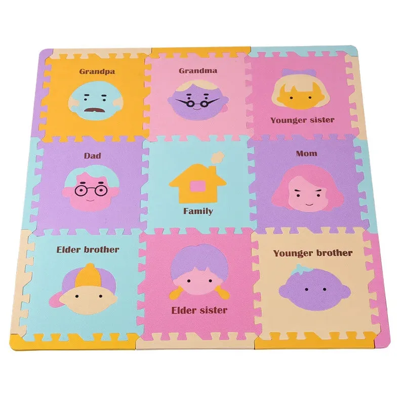 9Pcs Kids Toys EVA Children's Mat Foam Carpets Soft Floor Mat Puzzle Baby Play Mat Floor Developing Crawling Rugs 30*30*1.3CM