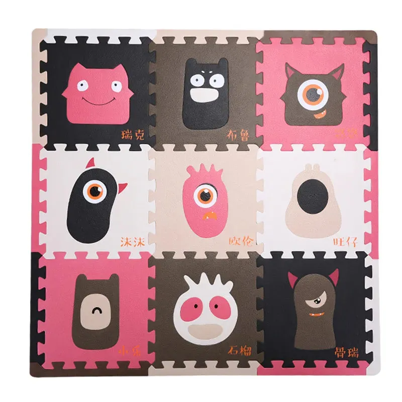 9Pcs Kids Toys EVA Children's Mat Foam Carpets Soft Floor Mat Puzzle Baby Play Mat Floor Developing Crawling Rugs 30*30*1.3CM