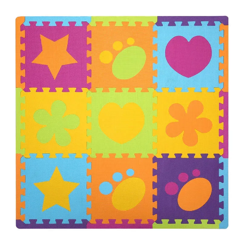 9Pcs Kids Toys EVA Children's Mat Foam Carpets Soft Floor Mat Puzzle Baby Play Mat Floor Developing Crawling Rugs 30*30*1.3CM