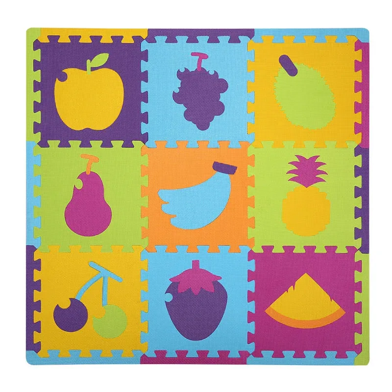 9Pcs Kids Toys EVA Children's Mat Foam Carpets Soft Floor Mat Puzzle Baby Play Mat Floor Developing Crawling Rugs 30*30*1.3CM