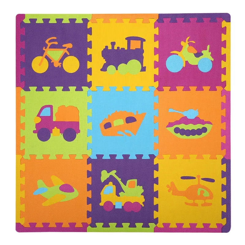 9Pcs Kids Toys EVA Children's Mat Foam Carpets Soft Floor Mat Puzzle Baby Play Mat Floor Developing Crawling Rugs 30*30*1.3CM