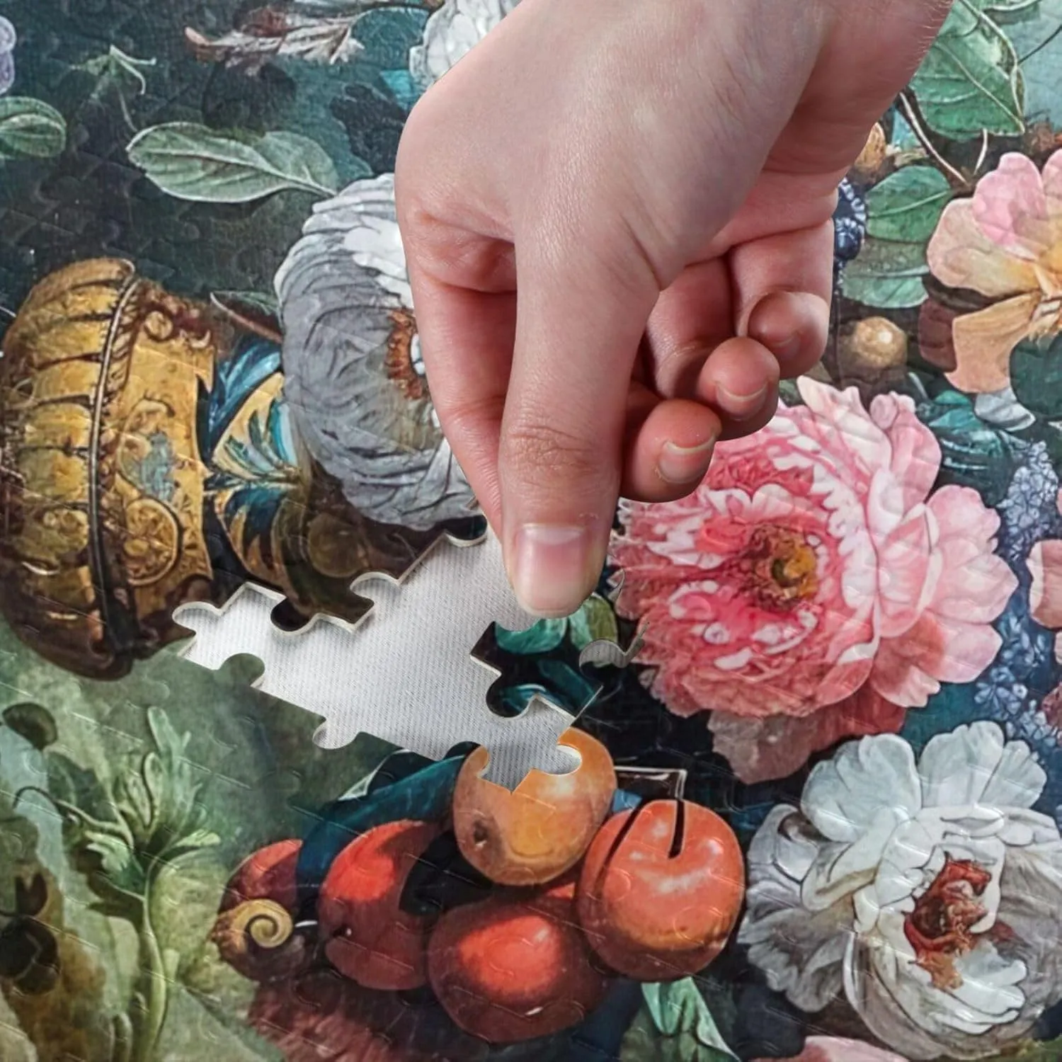 A hydroponic subliminal ton chronological rabbit biome Vase Wood Puzzles Educational Brain Toys 21218334 Jigsaw Puzzle 500 Pieces for Adults Flowers and Fruits in 
