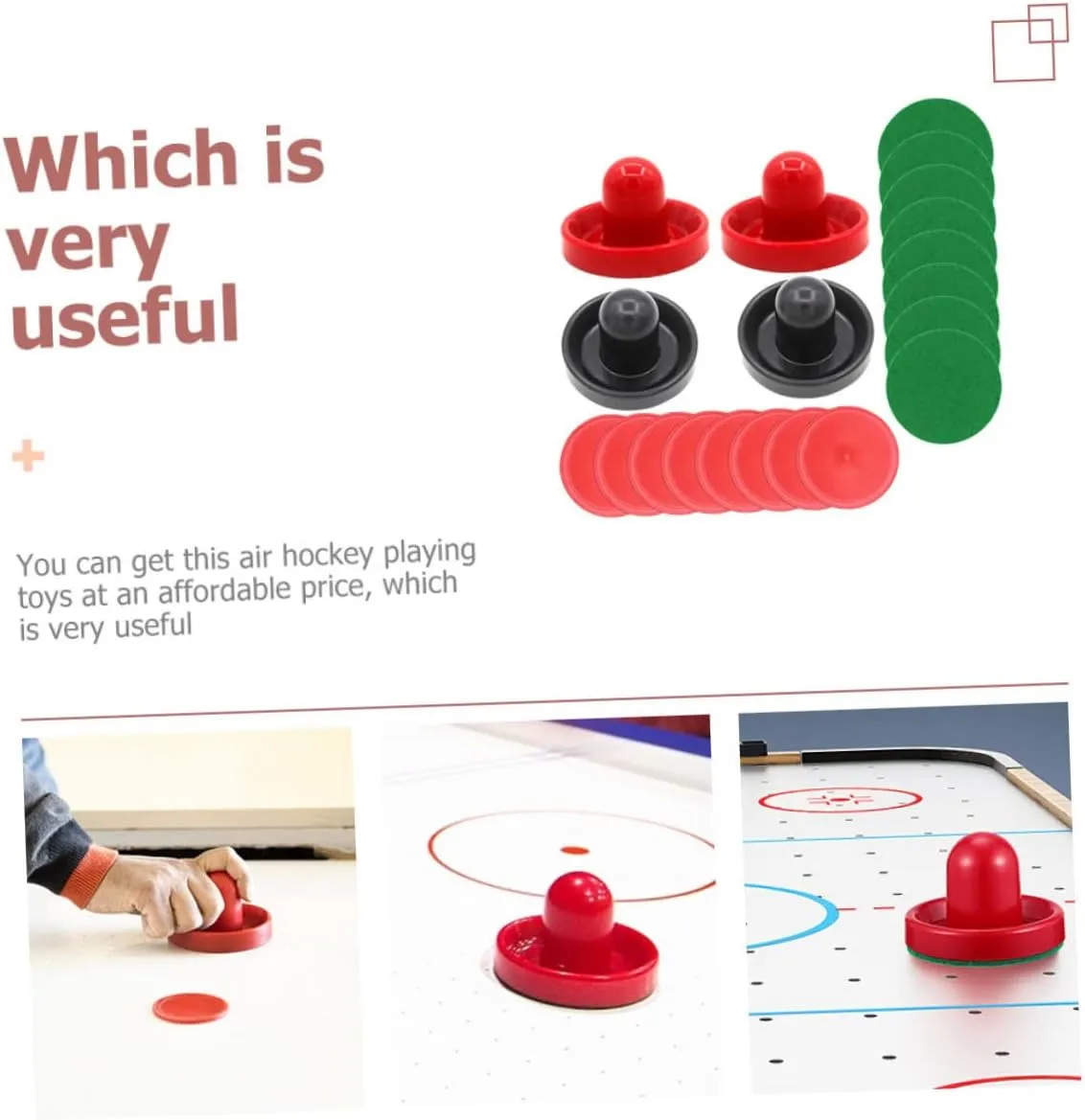 Accessories Air Hockey Replacement Parts for Table Games Includes Paddles and Felt Pads for Game Rooms 2sets Air Hockey flavin graham substantiate pedagogy apologize mate Pucks and 