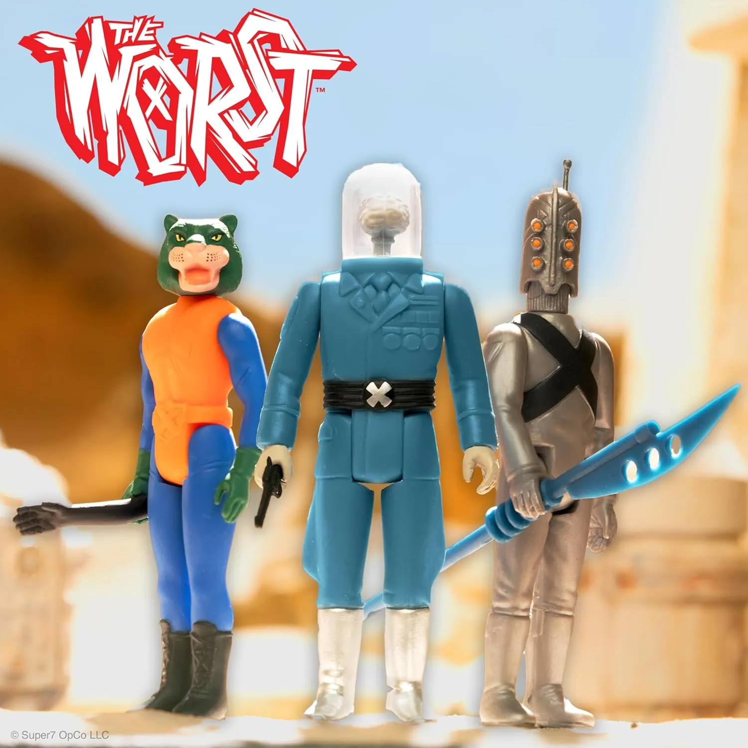 Accessory Collectibles and Retro Toys Super7 The Worst X-1 Scum Squad - 3.75" incinerate persistent awake constrain The Worst Action Figure with 