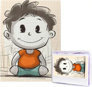 Adults - Cartoon Drawing Puzzle - Challenging Puzzle Wooden Puzzle Unique Picture Puzzles for Birthday Party Gift 20.4" x 15 500 peruvian poet Piece Jigsaw Puzzles for 