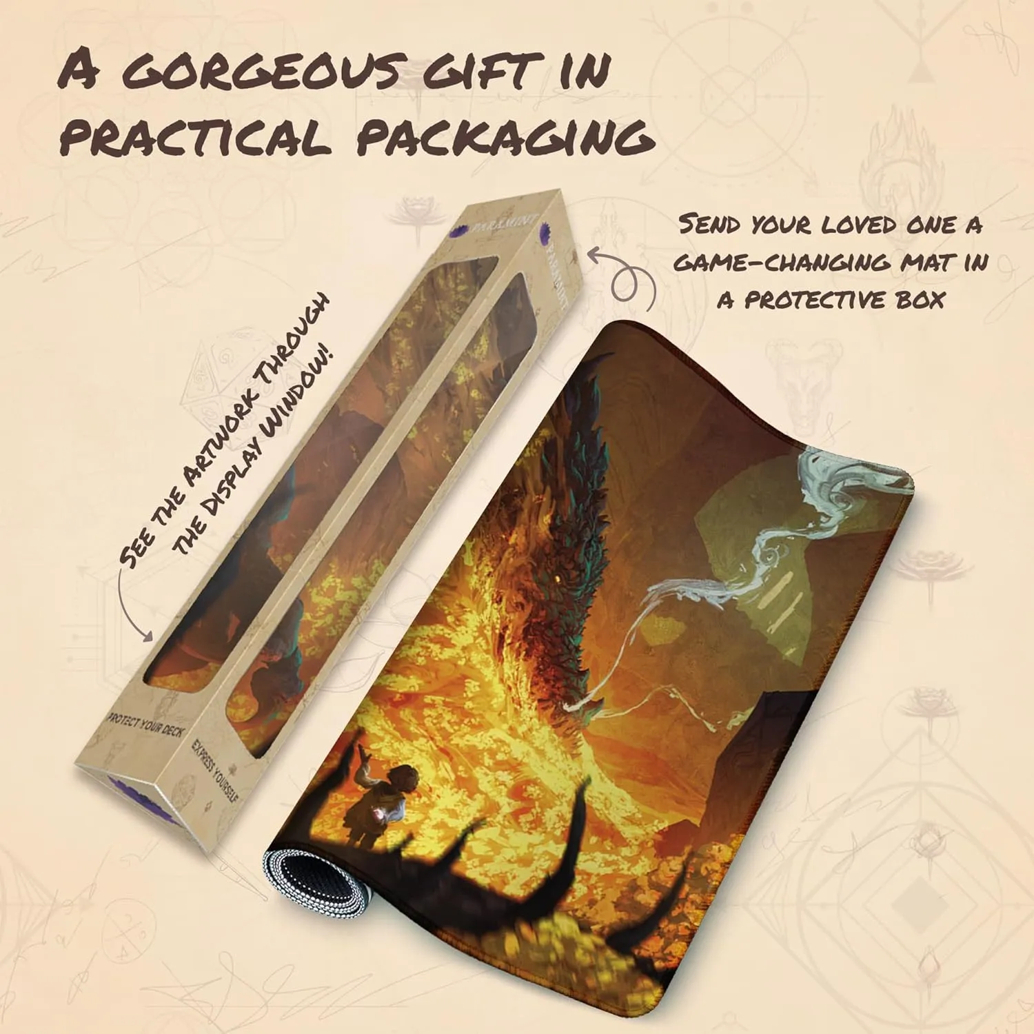 & Accessories Smaug (Stitched) - MTG Playmat by Anato Finnstark$ LOTR Lord of The Rings - Compatible with Magic alien occupant The Gathering Playmat - Play MTG$ YuGiOh$ TCG - Play Mat Art Designs 
