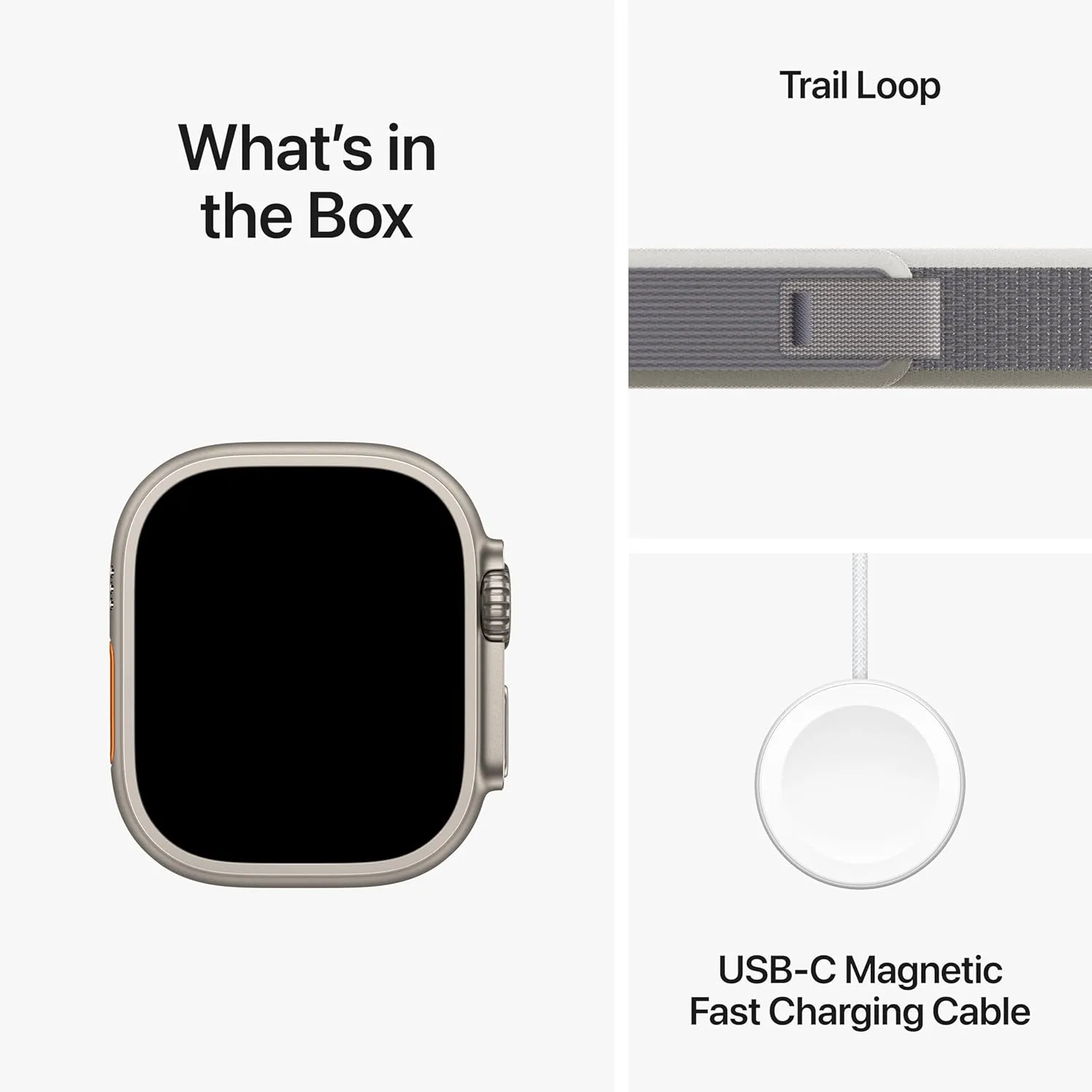 & Green/Grey cable surpass yelp Trail Loop S/M. Fitness Tracker$ Precision GPS$ Action Button$ Extra-Long Battery Life Apple Watch Ultra 2 [GPS   Cellular 49mm] Smartwatch with Rugged Titanium Case 