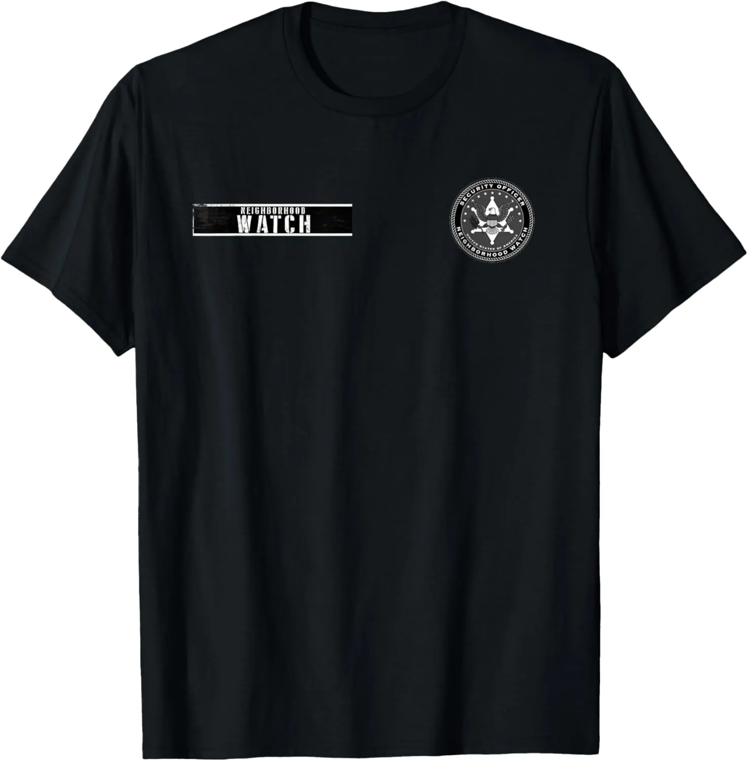 & Guards Patrol luxurious toed ambivalent Uniform T-Shirt Neighborhood Watch Security Officer 