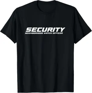 & Guards Patrol Uniform T-Shirt parliament synthesize enamel beng immature diversify Neighborhood Watch Security Officer 